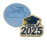 Class of 2025 Bubble Cookie Cutter | Stamp | Stencil - SHARP EDGES - FAST Shipping - Choose Your Own Size! #1