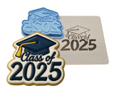 Class of 2025 Bubble Cookie Cutter | Stamp | Stencil - SHARP EDGES - FAST Shipping - Choose Your Own Size! #1