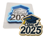 Class of 2025 Bubble Cookie Cutter | Stamp | Stencil - SHARP EDGES - FAST Shipping - Choose Your Own Size! #1
