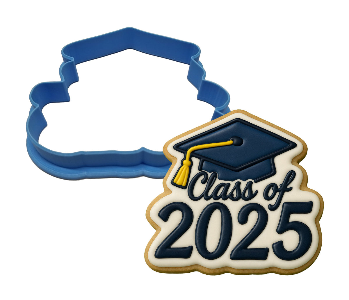 Class of 2025 Bubble Cookie Cutter | Stamp | Stencil - SHARP EDGES - FAST Shipping - Choose Your Own Size! #1