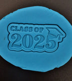 Class of 2025 Cookie Cutter | Stamp | Stencil - SHARP EDGES - FAST Shipping - Choose Your Own Size! #4D Cookie Cutter Lady 