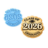 Class of 2026 Graduates 1 Cookie Cutter | Stamp | Stencil - SHARP EDGES - FAST Shipping - Choose Your Own Size! #1 Cookie Cutter Lady LITTLE - 3 Inches (7.62cm) Stamp ONLY 