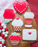 Coffee Cup Cookie Cutter | Stamp | Stencil #3 Heart Miscellaneous Cookie Cutter Lady 