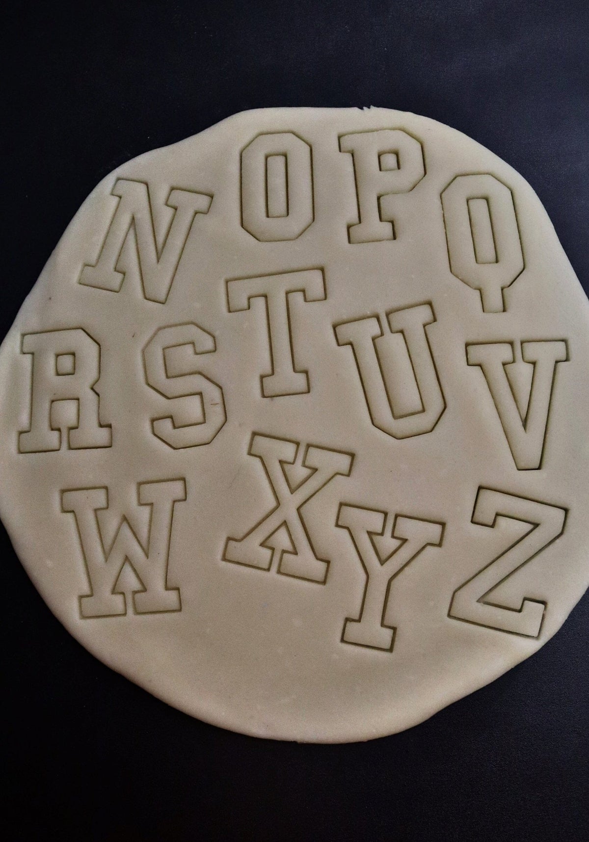 College Alphabet Cookie Cutter Set Letters/ Numbers/ Shapes Cookie Cutter Lady