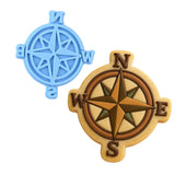 Compass Directions 1 Cookie Cutter | Stamp | Stencil - SHARP EDGES - FAST Shipping - Choose Your Own Size! #1 Cookie Cutter Lady LITTLE - 3 Inches (7.62cm) Stamp ONLY 