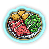 Corned Beef and Cabbage 1 Cookie Cutter | Stamp | Stencil - SHARP EDGES - FAST Shipping - Choose Your Own Size! #1