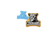 Cougar Words Black and White 1 Cookie Cutter | Stamp | Stencil - SHARP EDGES - FAST Shipping - Choose Your Own Size! #1 Cookie Cutter Lady LITTLE - 3 Inches (7.62cm) Stamp ONLY 