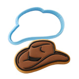 Cowboy Hat Cookie Cutter | Stamp | Stencil #1 Miscellaneous Cookie Cutter Lady 