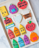 Crayon Box Cookie Cutter | Stamp | Stencil #1 School / Grad Cookie Cutter Lady 