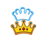 Crown Cookie Cutter | Stamp | Stencil #1 Girly / Dolls / Princess Cookie Cutter Lady MINI - 2 Inches (5cm) Cookie Cutter ONLY (Outline) 
