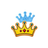 Crown Cookie Cutter | Stamp | Stencil #1 Girly / Dolls / Princess Cookie Cutter Lady MINI - 2 Inches (5cm) Stamp ONLY 