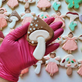 Curved Bell Mushroom Cookie Cutter | Stamp | Stencil Miscellaneous Cookie Cutter Lady 