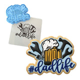Dad Life Cookie Cutter | Stamp | Stencil #1 Cookie Cutter Lady 