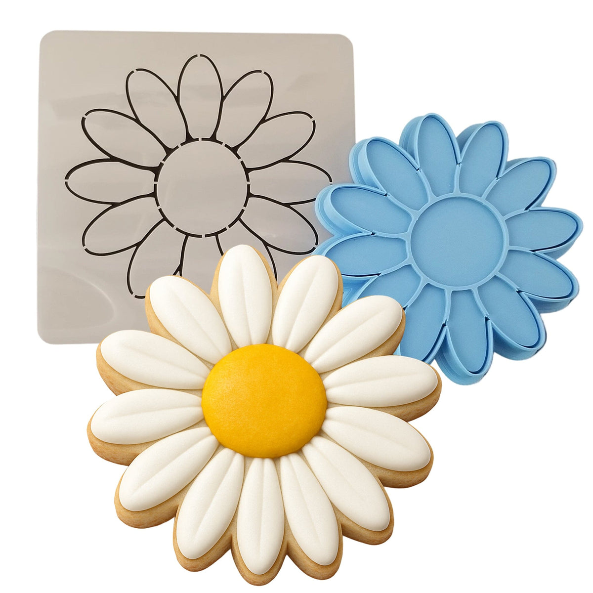 Daisy Cookie Cutter Detailed #2 Easter / Spring / Flower Cookie Cutter Lady 