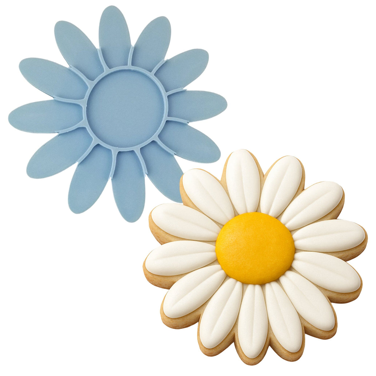 Daisy Cookie Cutter Detailed #2 Easter / Spring / Flower Cookie Cutter Lady MINI - 2 Inches (5cm) Stamp ONLY 