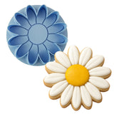 Daisy Cookie Cutter Detailed #2 Easter / Spring / Flower Cookie Cutter Lady MINI - 2 Inches (5cm) **BUNDLE** Cutter + Debosser 