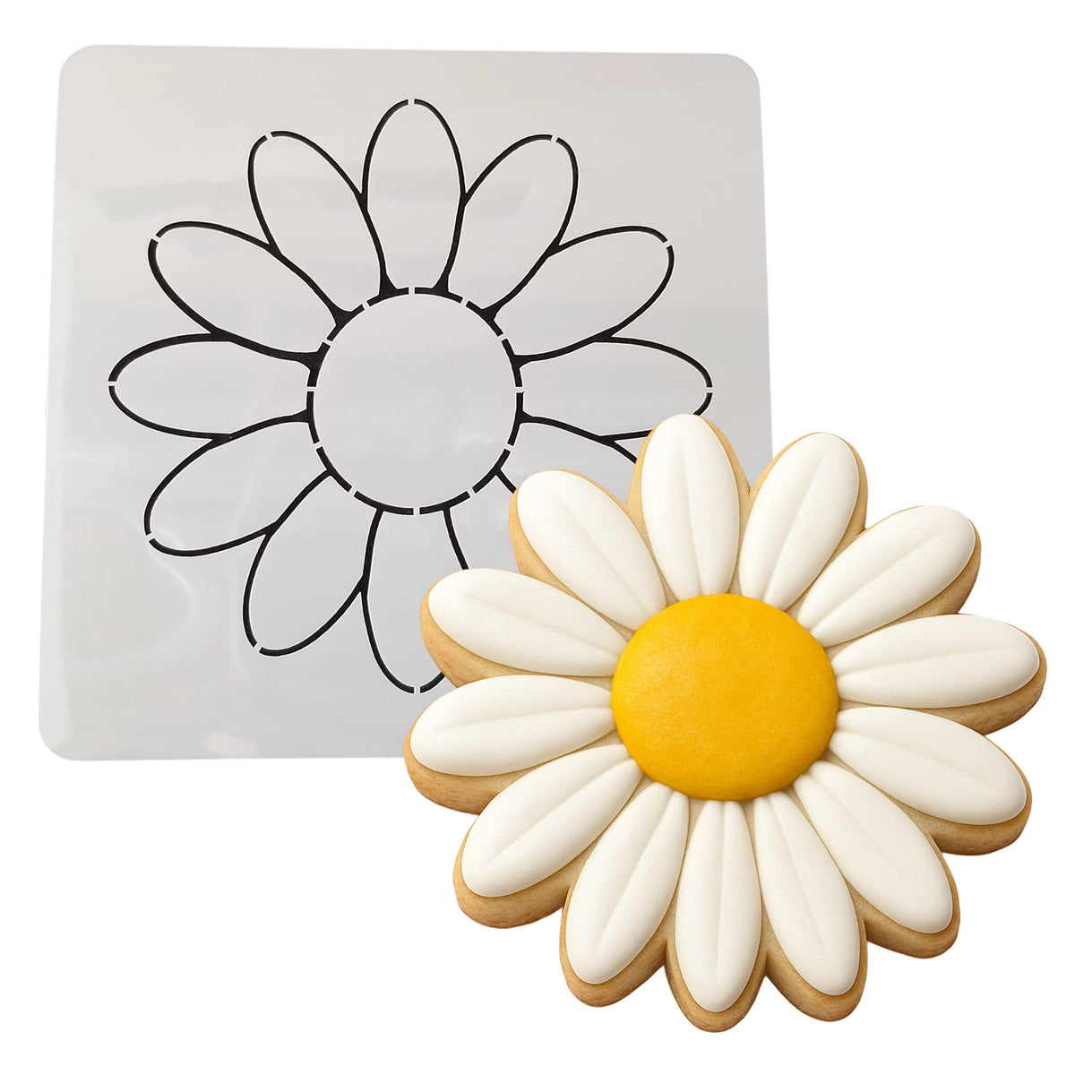 Daisy Cookie Cutter Detailed #2 Easter / Spring / Flower Cookie Cutter Lady MINI - 2 Inches (5cm) Stencil ONLY 