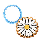 Daisy Flower Cookie Cutter | Stamp | Stencil #2 Animals & Dinosaurs Cookie Cutter Lady MINI - 2 Inches (5cm) Cookie Cutter ONLY (Outline) 