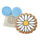 Daisy Flower Cookie Cutter | Stamp | Stencil #2 Animals & Dinosaurs Cookie Cutter Lady MINI - 2 Inches (5cm) **FULL SET BUNDLE** Cutter + Stamp + Stencil + Debosser **BEST DEAL** 