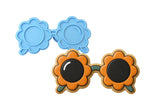 Daisy Sunglasses Cookie Cutter | Stamp | Stencil - SHARP EDGES - FAST Shipping - Choose Your Own Size! #1 Cookie Cutter Lady LITTLE - 3 Inches (7.62cm) Stamp ONLY 