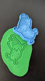 Dancing Pickle 1 Cookie Cutter | Stamp | Stencil - SHARP EDGES - FAST Shipping - Choose Your Own Size! #1 Cookie Cutter Lady 