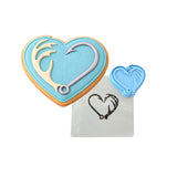 Deer Antler Hook Cookie Cutter | Stamp | Stencil #1 Boys/ Army / Outdoorsman Cookie Cutter Lady 