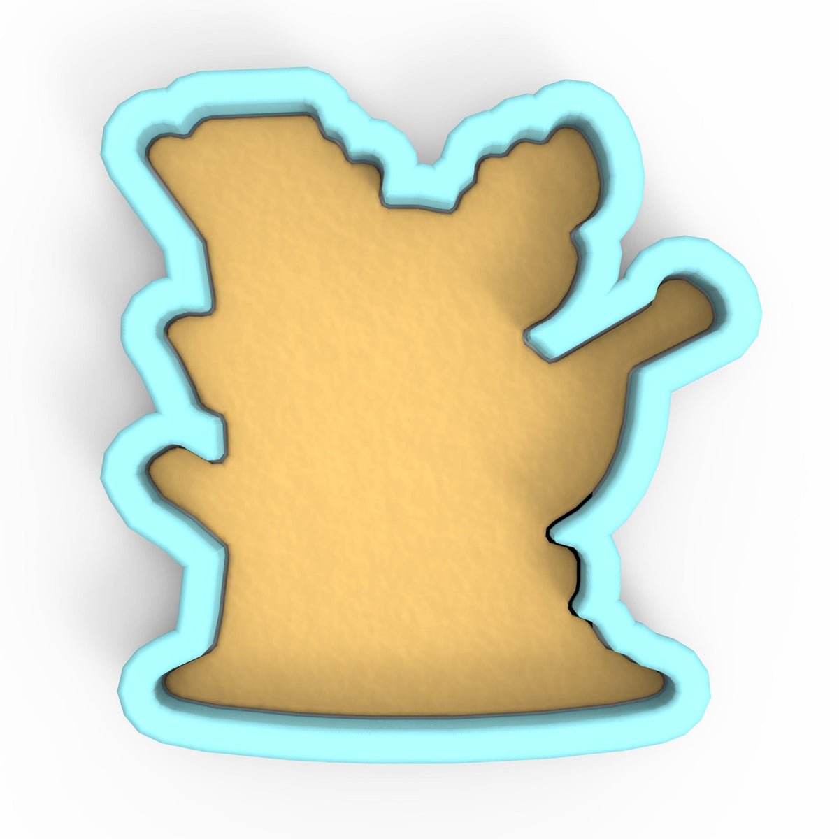 a cookie cutter shaped like the shape of a bear