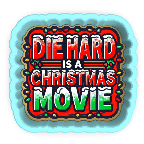 die hard is a christmas movie sticker