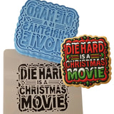 Die Hard is a Christmas Movie Cookie Cutter | Stamp | Stencil - SHARP EDGES - FAST Shipping - Choose Your Own Size! #1 Cookie Cutter Lady LITTLE - 3 Inches (7.62cm) **BUNDLE** Cutter + Stamp + Stencil 
