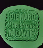 Die Hard is a Christmas Movie Cookie Cutter | Stamp | Stencil - SHARP EDGES - FAST Shipping - Choose Your Own Size! #1 Cookie Cutter Lady 