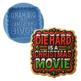Die Hard is a Christmas Movie Cookie Cutter | Stamp | Stencil - SHARP EDGES - FAST Shipping - Choose Your Own Size! #1 Cookie Cutter Lady LITTLE - 3 Inches (7.62cm) **BUNDLE** Cutter + Debosser 