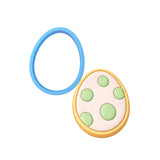 Dinosaur Egg Cookie Cutter | Stamp | Stencil #1 Animals & Dinosaurs Cookie Cutter Lady MINI - 2 Inches (5cm) Cookie Cutter ONLY (Outline) 