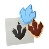 Dinosaur Footprint Cookie Cutter | Stamp | Stencil #1 Animals & Dinosaurs Cookie Cutter Lady 