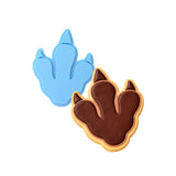 Dinosaur Footprint Cookie Cutter | Stamp | Stencil #1 Animals & Dinosaurs Cookie Cutter Lady MINI - 2 Inches (5cm) Stamp ONLY 