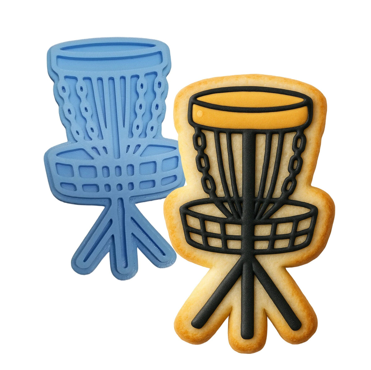 Disc Golf Chains 1 Cookie Cutter | Stamp | Stencil - SHARP EDGES - FAST Shipping - Choose Your Own Size! #1 Cookie Cutter Lady LITTLE - 3 Inches (7.62cm) Stamp ONLY 