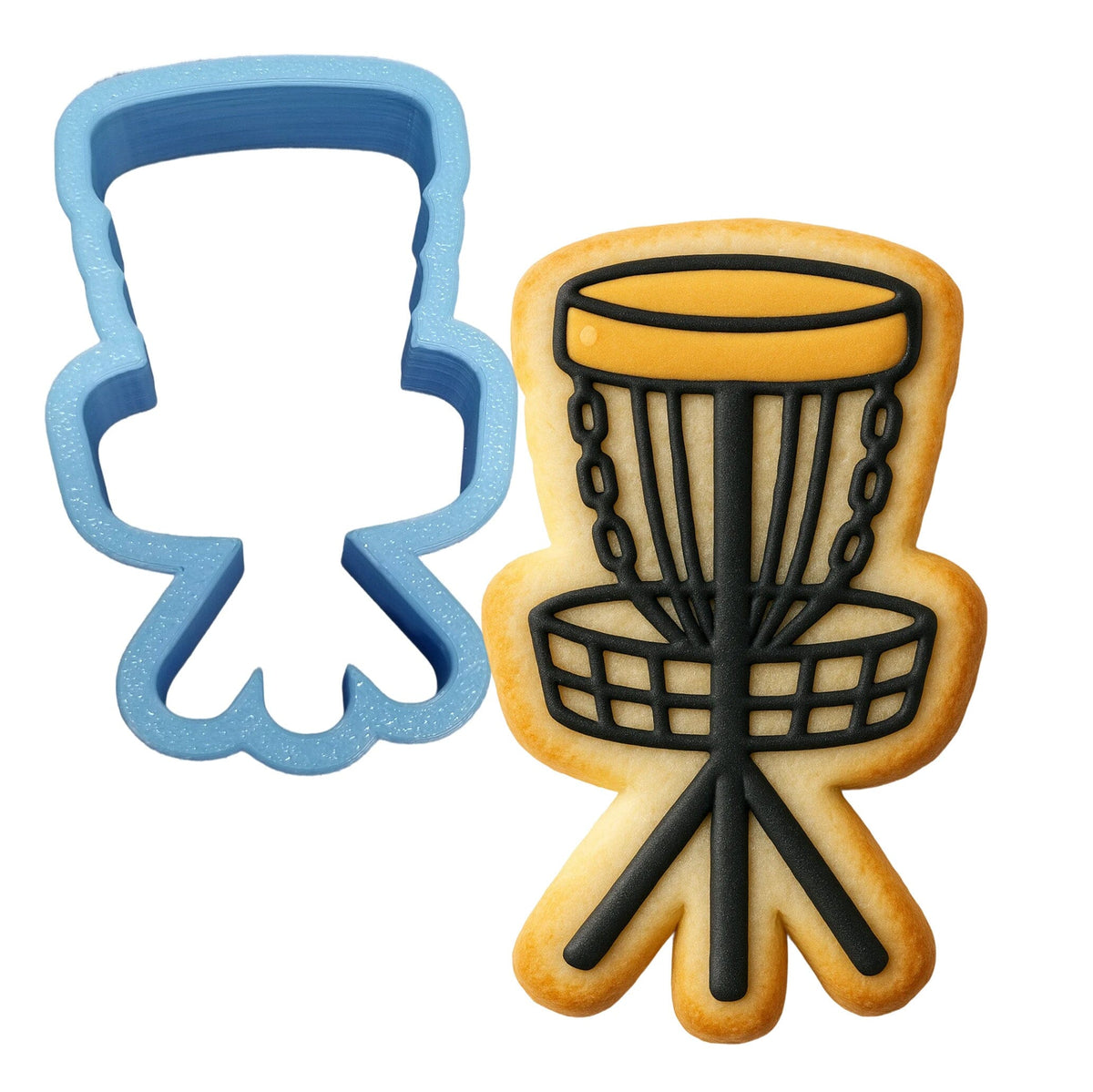 Disc Golf Chains 1 Cookie Cutter | Stamp | Stencil - SHARP EDGES - FAST Shipping - Choose Your Own Size! #1 Cookie Cutter Lady LITTLE - 3 Inches (7.62cm) Cookie Cutter ONLY (Outline) 