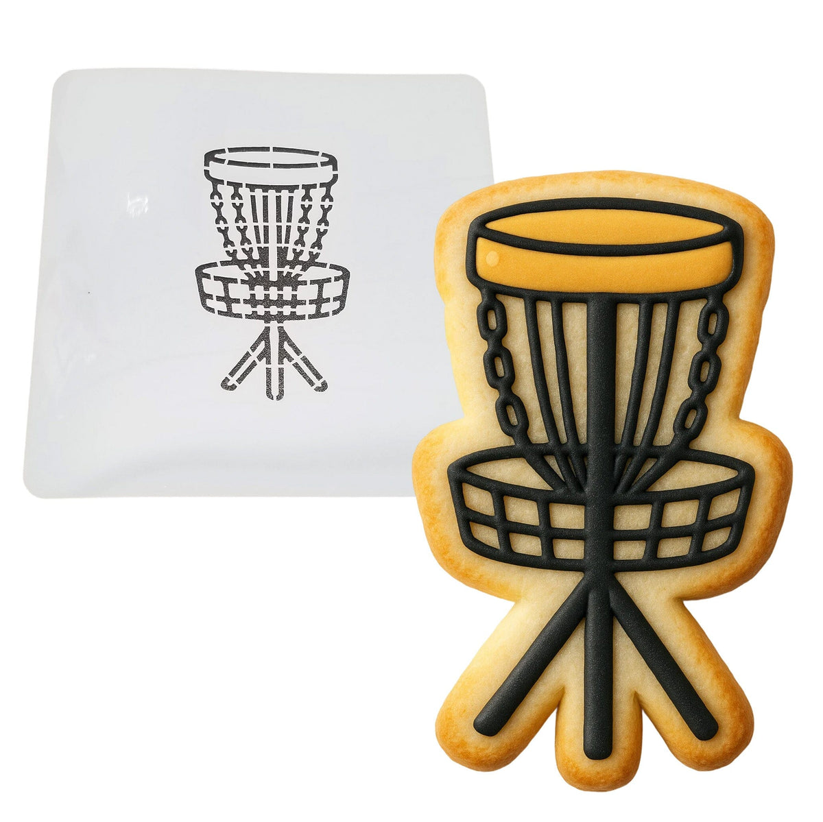 Disc Golf Chains 1 Cookie Cutter | Stamp | Stencil - SHARP EDGES - FAST Shipping - Choose Your Own Size! #1 Cookie Cutter Lady LITTLE - 3 Inches (7.62cm) Stencil ONLY 