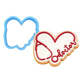 Doctor Heart Cookie Cutter | Stamp | Stencil #1 School / Grad Cookie Cutter Lady MINI - 2 Inches (5cm) Cookie Cutter ONLY (Outline) 