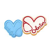 Doctor Heart Cookie Cutter | Stamp | Stencil #1 School / Grad Cookie Cutter Lady MINI - 2 Inches (5cm) **BUNDLE** Cutter + Stamp 