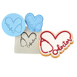 Doctor Heart Cookie Cutter | Stamp | Stencil #1 School / Grad Cookie Cutter Lady MINI - 2 Inches (5cm) **FULL SET BUNDLE** Cutter + Stamp + Stencil + Debosser **BEST DEAL** 