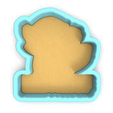 a cookie cutter shaped like the letter e