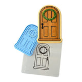 Door Cookie Cutter | Stamp | Stencil - SHARP EDGES - FAST Shipping - Choose Your Own Size! #1 Cookie Cutter Lady LITTLE - 3 Inches (7.62cm) **BUNDLE** Cutter + Stamp + Stencil 