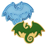 Dragon Cookie Cutter | Stamp | Stencil #1 Animals & Dinosaurs Cookie Cutter Lady 
