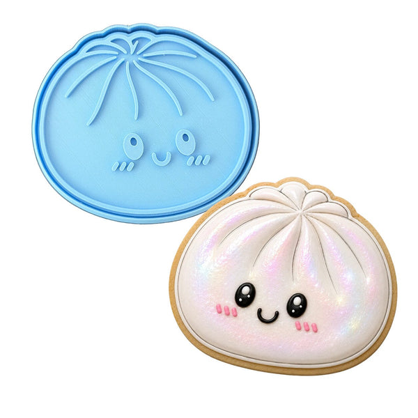 Dumpling Squishy Cookie Cutter | Stamp | Stencil | Debosser #2