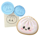 Dumpling Squishy Cookie Cutter | Stamp | Stencil | Debosser #2 Cookie Cutter Lady 