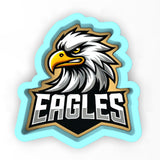 an eagle logo with the word eagles on it