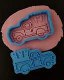 Easter Bunny Truck Cookie Cutter | Stamp | Stencil #1 Easter / Spring / Flower Cookie Cutter Lady 