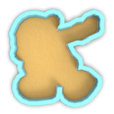 a cookie cutter shaped like the letter k