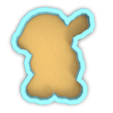 a paper cut out of the shape of a bear