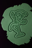 Elf on the Pole Cookie Cutter | Stamp | Stencil - SHARP EDGES - FAST Shipping - Choose Your Own Size! #2 Cookie Cutter Lady 